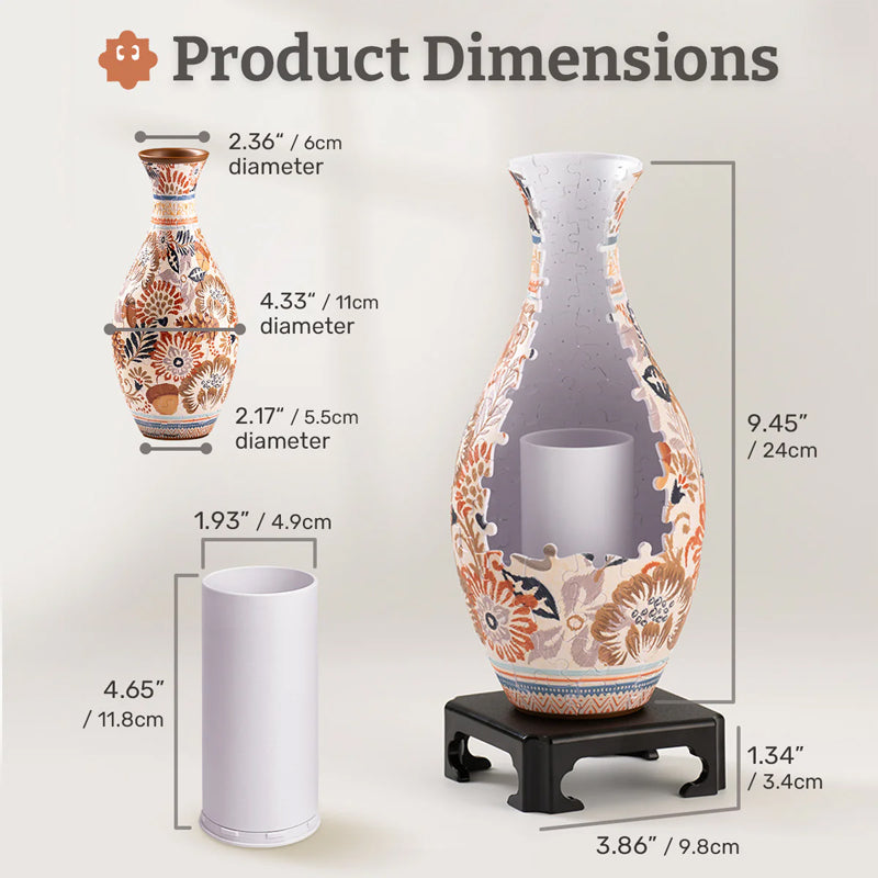 🎄Promotion de Noël-49% DE RÉDUCTION🎄 Vase 3D Art Puzzle