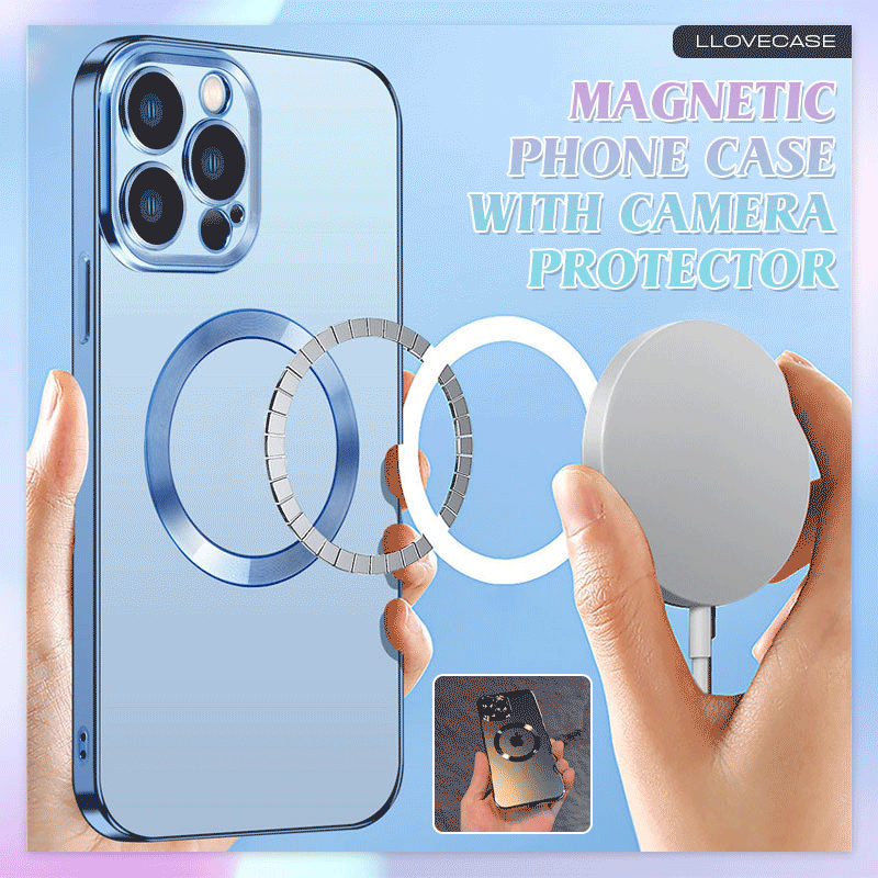 Magnetic Phone Case With Camera Protector