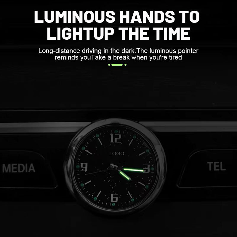 Horloge à quartz ciel étoilé pour voiture haut de gamme