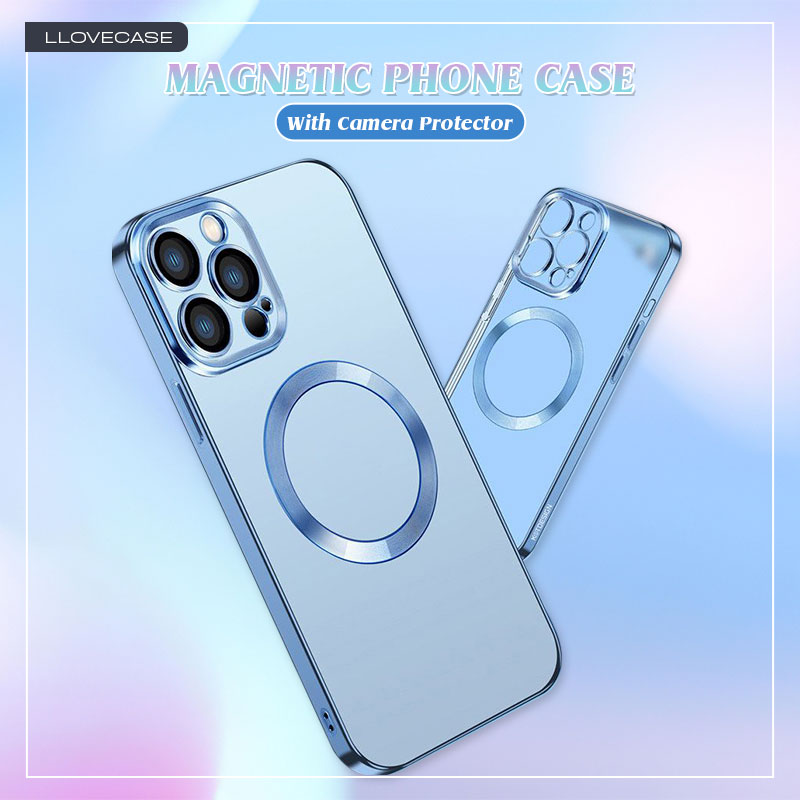 Magnetic Phone Case With Camera Protector